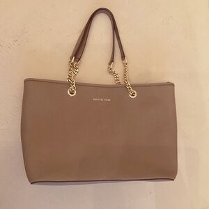 Michael Kors Leather Purse Bag with Laptop sleeve inside